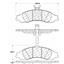 Disc Brake Pad Set CE 105.10430