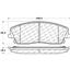 Disc Brake Pad Set CE 105.10560