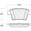 Disc Brake Pad Set CE 105.10710