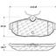 Disc Brake Pad Set CE 105.10820