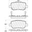 Disc Brake Pad Set CE 105.10900