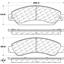 Disc Brake Pad Set CE 105.10920