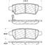 Disc Brake Pad Set CE 105.11010