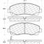 Disc Brake Pad Set CE 105.11020