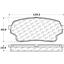 Disc Brake Pad Set CE 105.11050