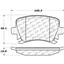 Disc Brake Pad Set CE 105.11080