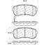 Disc Brake Pad Set CE 105.11570