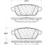 Disc Brake Pad Set CE 105.11610