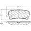 Disc Brake Pad Set CE 105.12810