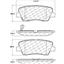 Disc Brake Pad Set CE 105.12840