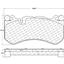 Disc Brake Pad Set CE 105.12910