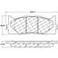 Disc Brake Pad Set CE 105.12930