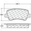 Disc Brake Pad Set CE 105.13071