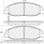 Disc Brake Pad Set CE 105.13320