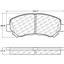 Disc Brake Pad Set CE 105.13380