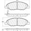 2009 Nissan Tiida Disc Brake Pad Set CE 105.13450