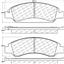 Disc Brake Pad Set CE 105.13630