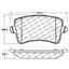 Disc Brake Pad Set CE 105.13860