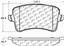 Disc Brake Pad Set CE 105.13861