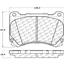 Disc Brake Pad Set CE 105.13960