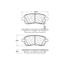 Disc Brake Pad Set CE 105.14541