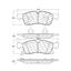 Disc Brake Pad Set CE 105.14550