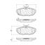 Disc Brake Pad Set CE 105.14650