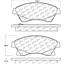 Disc Brake Pad Set CE 105.15220