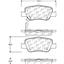 Disc Brake Pad Set CE 105.15720