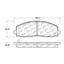 Disc Brake Pad Set CE 105.15890