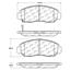 Disc Brake Pad Set CE 105.16080