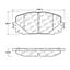 Disc Brake Pad Set CE 105.16280