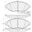 Disc Brake Pad Set CE 105.16330