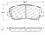 Disc Brake Pad Set CE 105.16401