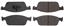 Disc Brake Pad Set CE 105.16450