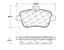 Disc Brake Pad Set CE 105.16461