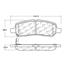 Disc Brake Pad Set CE 105.16470