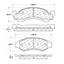 Disc Brake Pad Set CE 106.03750