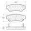 Disc Brake Pad Set CE 106.05560