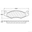 Disc Brake Pad Set CE 106.06510