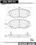 Disc Brake Pad Set CE 106.09141