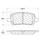 Disc Brake Pad Set CE 106.09560