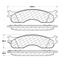 Disc Brake Pad Set CE 106.10540