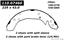 2002 Hyundai Sonata Drum Brake Shoe CE 110.07460