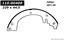 Drum Brake Shoe CE 111.00400