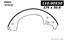 Drum Brake Shoe CE 111.00530