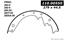 Drum Brake Shoe CE 111.00550