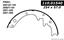 Drum Brake Shoe CE 111.01540