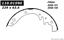 Drum Brake Shoe CE 111.01590