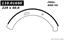 Drum Brake Shoe CE 111.01650